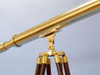 Handcrafted Floor Standing Brass Harbor Master Telescope 60" from Hampton Creations Handcrafted Floor Standing Brass Harbor Master Telescope 60" from Hampton Creations
