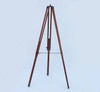 Handcrafted Floor Standing Bronzed With Leather Harbor Master Telescope 60" from Hampton Creations Handcrafted Floor Standing Bronzed With Leather Harbor Master Telescope 60" from Hampton Creations