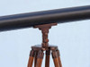 Handcrafted Floor Standing Bronzed With Leather Harbor Master Telescope 60" from Hampton Creations Handcrafted Floor Standing Bronzed With Leather Harbor Master Telescope 60" from Hampton Creations