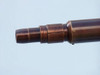 Handcrafted Floor Standing Bronzed Anchormaster Telescope 65" from Hampton Creations Handcrafted Floor Standing Bronzed Anchormaster Telescope 65" from Hampton Creations
