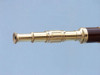Handcrafted Admirals Floor Standing Brass with Wood Telescope 60" from Hampton Creations Handcrafted Admirals Floor Standing Brass with Wood Telescope 60" from Hampton Creations