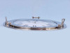Handcrafted Chrome Decorative Ship Porthole Clock 24" from Hampton Creations