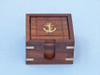 Handcrafted Wooden Anchor Coasters With Rosewood Holder 4" - Set of 6 from Hampton Creations Handcrafted Wooden Anchor Coasters With Rosewood Holder 4" - Set of 6 from Hampton Creations