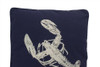 Handcrafted Navy Blue and White Lobster Pillow 16" from Hampton Creations Handcrafted Navy Blue and White Lobster Pillow 16" from Hampton Creations