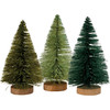 Set of 3 Bottle Brush Christmas Trees from Primitives by Kathy