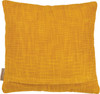 Woven Checked Pattern Saffron Mix Decorative Cotton Throw Pillow 15x15 from Primitives by Kathy