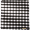 Black & White Buffalo Check Cotton Table Napkin 15x15 from Primitives by Kathy