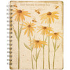 Flower & Bee Design Find Bee-uty In Every Day Spiral Notebook (120 Lined Pages) from Primitives by Kathy