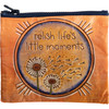 Dandelion Design Relish Life's Little Moments Double Sided Zipper Wallet from Primitives by Kathy