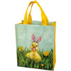 Double Sided Daily Tote Bag (Goat With Bunny Ears & Duckling) from Primitives by Kathy