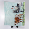 Farm Animal Family Plush Flannel Throw Blanket 60x50 from Primitives by Kathy