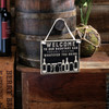 Backyard Bar Proudly Serving Whatever You Bring Wooden Hanging Sign 7 Inch from Primitives by Kathy