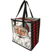 Red Truck & Santa Face Design Double Sided Insulated Tote Bag from Primitives by Kathy