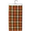 Fall Colors Plaid Design Cotton Kitchen Dish Towel 20x28 from Primitives by Kathy