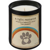 Dog Bereavement A Light Remains A Beautiful Soul Passed Glass Jar Candle (French Vanilla Scent) from Primitives by Kathy