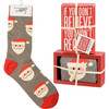 If You Don't Believe You Won't Receive Decorative Wooden Box Sign & Socks Gift Set from Primitives by Kathy