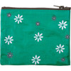 This Wallet Belongs To An Awesome Mom Green Floral Design Zipper Wallet from Primitives by Kathy