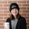 This Is My Drinking Hat Black Embroidered Beanie Hat (One Size Fits Most) from Primitives by Kathy