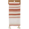 Fall Colored Striped Whatever Spices Your Pumpkin Cotton Kitchen Dish Towel 20x28 from Primitives by Kathy