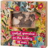 Colorful Floral Design Coolest Grandma In The History Of Ever Wooden Photo Picture Frame from Primitives by Kathy