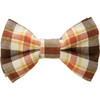 Fall Plaid Colors Design Large Cotton Dog Bow Ties Set of 3 Apparel from Primitives by Kathy