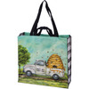 Double Sided Market Tote Bag - Buzz Bee Honey Farm from Primitives by Kathy