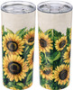 Wrap Around Sunflower Design Stainless Steel Coffee Tumbler Thermos 20 Oz from Primitives by Kathy