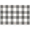 Gray Buffalo Check Single Use Tear Off Paper Table Placemats Pad of 24 from Primitives by Kathy