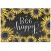 Pack of 24 Sunflower Design Bee Happy Single Use Rectangular Paper Table Placemats from Primitives by Kathy