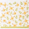 Pack of 20 Floral Bumblebee Design Paper Napkins 6.5 Inch from Primitives by Kathy