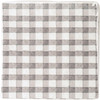 Pack of 20 Buffalo Check Gray & White Disposable Paper Napkins 5x5 from Primitives by Kathy