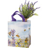 Double Sided Lavender Flowers & Bumblebee Design Daily Tote Bag from Primitives by Kathy