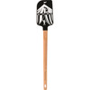 Double Sided Silicone Spatula - Not My Circus Not My Monkeys - Black & White With Wooden Handle from Primitives by Kathy