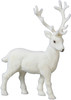 Felt Cream Colored Standing Deer Figurine 5.5 Inch from Primitives by Kathy
