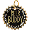 Beer Buddy Enamel Dog Collar Charm from Primitives by Kathy