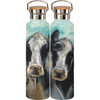 Farm Dairy Cow Design Insulated Stainless Steel Water Bottle Thermos 25 Oz from Primitives by Kathy