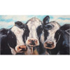 Farmhouse Themed Dairy Cow Trio Decorative Entryway Door Mat 34x20 from Primitives by Kathy