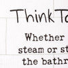 Think Tank Humorous Cotton Terrycloth Bathroom Towel 16x28 from Primitives by Kathy