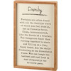 Family Themed Poem Decorative Inset Wooden Box Sign Wall Décor 9x14 from Primitives by Kathy