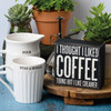Thought I Liked Coffee I Like Creamer Decorative Wooden Box Sign Décor 4.75 Inch from Primitives by Kathy