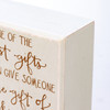 Best Gifts You Can Give Someone Is Thanking Them Decorative Wooden Box Sign from Primitives by Kathy