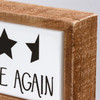 Decorative Wooden Box Sign - 4.5 Stars Would Eat Here Again - 9.75 In x 3.75 In from Primitives by Kathy