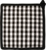 Black & White Buffalo Check Welcome To Adulthood Favorite Oven Mitt & Potholder Set from Primitives by Kathy