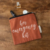 Her Emergency Kit Zipper Pouch Handbag 7 Inch from Primitives by Kathy