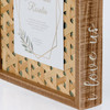 Wooden Inset Box Frame - I Love Us - Rattan Background With Photo Picture Clip - 9 In x 11 In from Primitives by Kathy