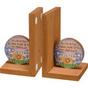 Woodburn Art Daisies Sunshin You Were Made For This Moment Decorative Wooden Bookends Set from Primitives by Kathy