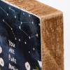 Starry Night Constellations & Flowers You Are Pure Magic Decorative Wooden Block Sign 4x4 from Primitives by Kathy