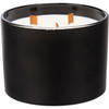 Faith Sentiments Matt Black Glass Jar Candle (Vetiver Scent) 14 Oz from Primitives by Kathy