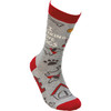 I Freaking Love Dogs Colorfully Printed Cotton Novelty Socks from Primitives by Kathy