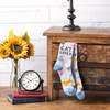 Cat Lover Colorfully Printed Cotton Socks from Primitives by Kathy